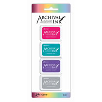 Ranger - Archival mini ink pad Kit 4