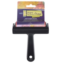 Gel Press - Brailleur en Caoutchouc Dur Noir 10,16cm