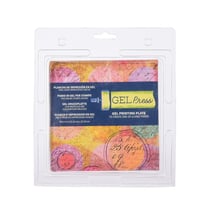 Gel Press - Plaque d'impression en Gel Carré 15,24x15,24cm