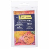 Gel Press - Plaque d'impression en Gel Rectangle 7,62x12,7cm