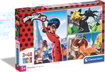 Puzzles 48 pièces - Miraculous - 3 pièces