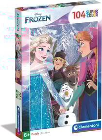 Puzzle 104 pièces - La Reine des Neiges