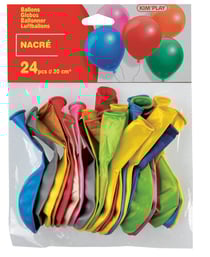 24 ballons nacrés premium - Kim Play