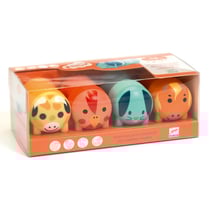 Tampons auto-encreur Petits animaux - Djeco - 4 pièces