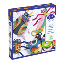 Enfilage bestioles et fils chenilles Djeco