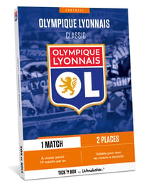Coffret cadeau Tick'nBox - Olympique Lyonnais classic - 2 personnes 