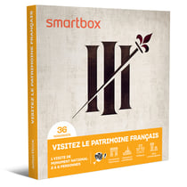 Coffret cadeau Smartbox - Visitez le patrimoine français - 1 personne
