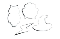 Lot de 4 emporte-pièces ScrapCooking® - Sorcier