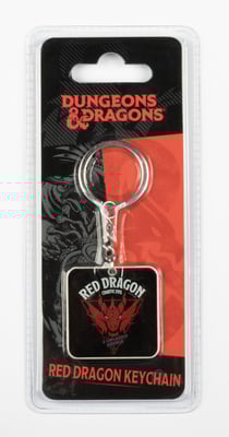 Porte clé Donjons & Dragons - Dragon Rouge