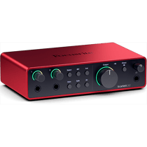 Focusrite Scarlett 2I2 4th Gen - Interface audio USB - Rouge