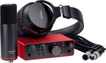 Focusrite Scarlett Solo Studio 4th Gen -Kit Interface audio USB - Rouge