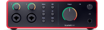 Focusrite Scarlett 4I4 4th Gen - Interface audio USB - Rouge