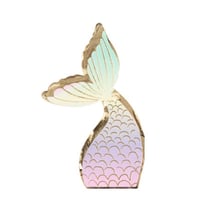 Serviette de table - Sirène - pastel et or - 30 x 19 cm - paquet de 16