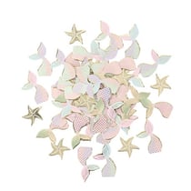 Confetti - Sirène Pastel et Or - de 2 à 3,5cm - paquet de 100