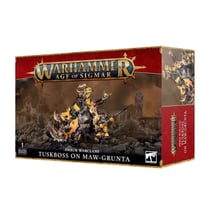 Orruk Warclans Tuskboss on Maw-Grunta - Warhammer Age of Sigmar