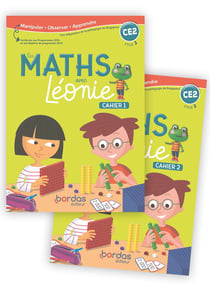 Les maths avec Léonie : CE2 - cahiers de l'élève N°1 et N°2 (édition 2020)
