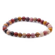 Bracelet Camille Ambiance Nature - Jaspe Mokaite - Boule 6 mm