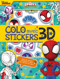 Marvel Spidey et ses amis extraordinaires - Colo avec stickers 3D