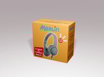 Casque audio enfant Merlin - Le casque des petites oreilles - Vert