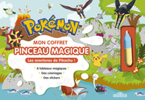 Pokémon - Mon coffret pinceau magique - Les aventures de Pikachu !