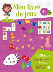 Mon livre de jeux : rose