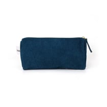 Trousse 1 compartiment Cultura - Bleu canard