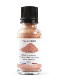 Argile en poudre - Rose 20g - Créalia