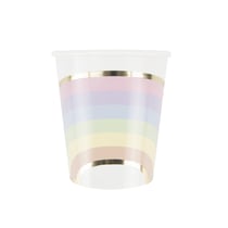 Lot de 8 gobelets - Arc-en-ciel - Tim & Puce Factory 