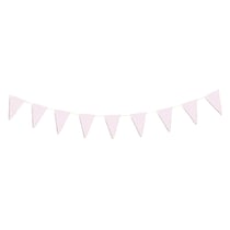 Guirlande fanions festonnés Tim & Puce Factory - rose pastel et or - 3 m