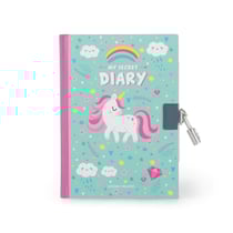 Journal intime avec cadenas Legami - 15,5 x 11 cm - My Secret Diary Licorne - 328 pages