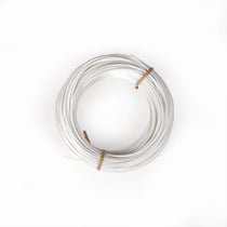 Fil plastique à tisser 40 m - Blanc - Créalia
