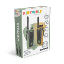 Talkie walkie Kidytalk - Kidywolf - vert et orange