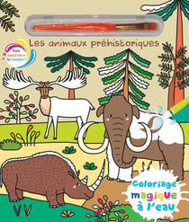 Animaux préhistoriques - Coloriage magique à l'eau