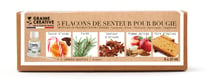 Coffret de flacons senteurs pour bougie de Noël + compte-gouttes Graine Créative - 27 mL - 5 pièces