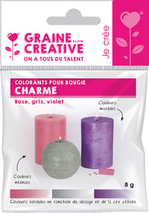 Colorants solides pour bougie Graine Créative - Charme