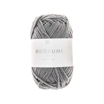 Pelote de fil à crocheter 100 % coton - Rico Design - Ricorumi - Ardoise 080