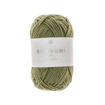 Pelote de fil à crocheter 100 % coton - Rico Design - Ricorumi - Kaki 078