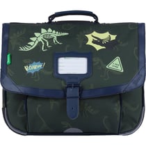 Cartable Tann's - Kaki - Les Fantaisies Timothée - 2 compartiments