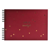 Album photo Exacompta - 32 x 22 cm - Life rouge