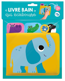 Livre bain qui éclabousse : Eléphant