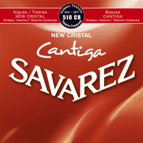 Cordes pour guitare et basse - Savarez New Cristal Cantiga 510CR