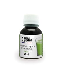 Colorant liquide pour bougie 27 ml Vert