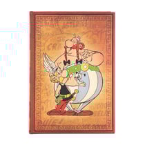 Carnet Paperblanks - orange - 12 x 18 cm - Asterix et Obélix - 144 pages lignées