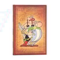 Carnet Paperblanks - orange - 9 x 14 cm - Asterix et Obélix - 176 pages lignées