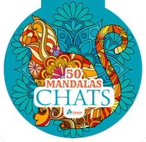 Mandalas chats - 50 pièces