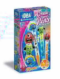Crée tes stylos monstres - Clementoni