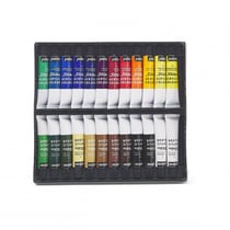 Coffret de 24 tubes 12 ml de peinture Pébéo Studio Acrylics - Multicolore - Fine