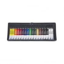Lot de 18 tubes 12 mL de peinture Pébéo Acrylics Studio - Multicolore - Fine