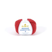 Pelote de fil Merino Essentiel 4 Tweed - DMC - n°871 - Rouge