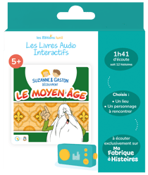 Livre audio interactif Suzanne & Gaston découvrent le Moyen-Âge - Lunii